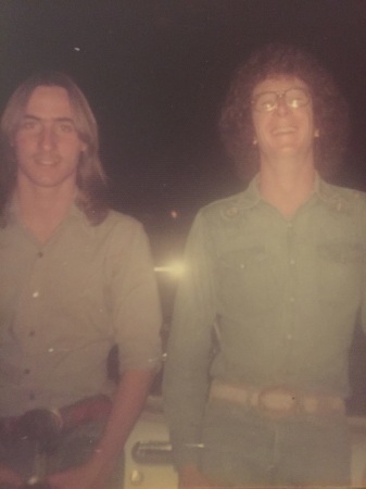 Kennith Gandy & me.  Aprox 1977-'78