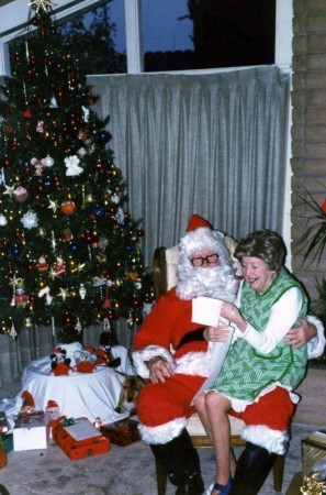 Santa (aka Dad), and Aunt Marge.