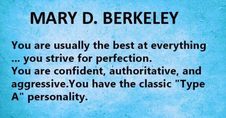 Mary Berkeley's Classmates profile album