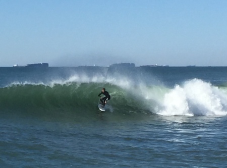 Off shore wind at Newport 