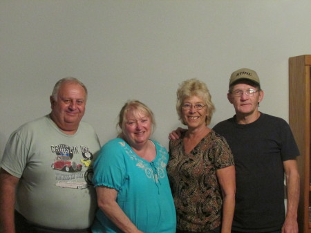 Rodney, and Denise Pollock with Sandy and Chuck