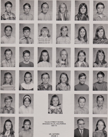 5th Grade   1969-1970