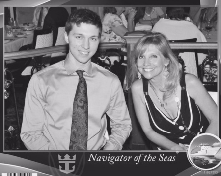 On a cruise with my son:)