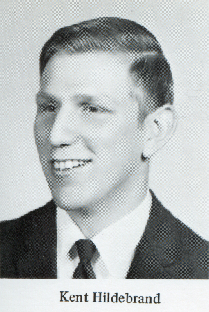 Kent Hildebrand Senior 1971 Yearbook picture