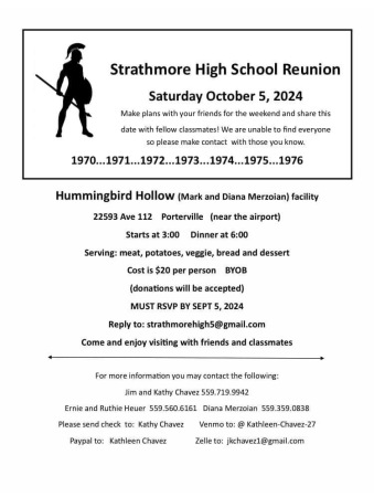 Strathmore High School Reunion
