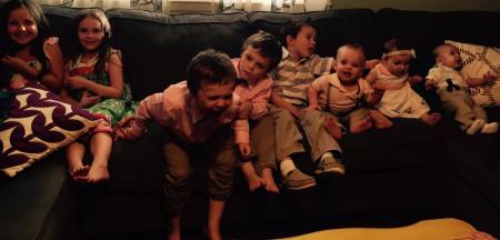 All eight of my grandchildren