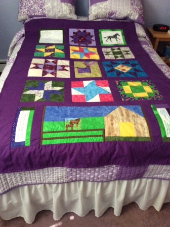 A beautiful quilt made by my barn family 