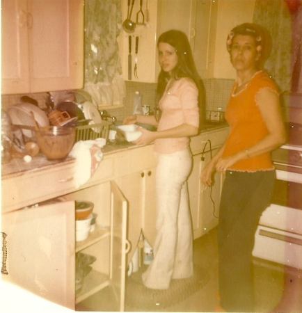 Mom 1973- ishand & I 