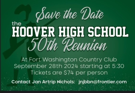 Hoover High School 50th Reunion 