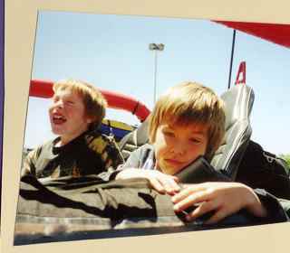 Cody & Remington in our Monster of Box Bronco