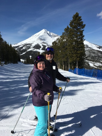 At Big sky, Montana with my best friend