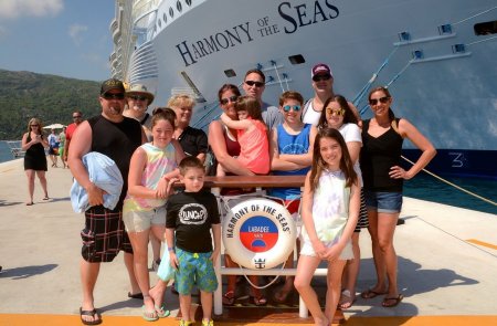 Family cruise in the Caribbean