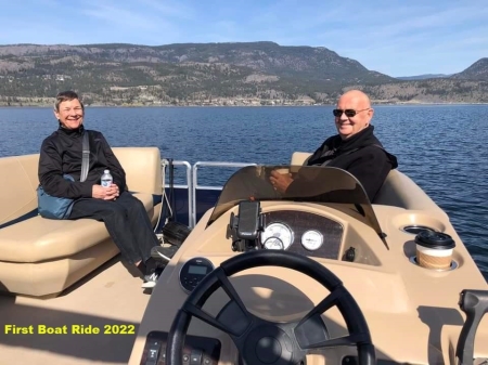 First Boat Ride 2022 Okanagan Lake