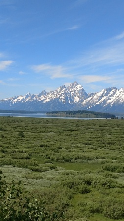 The Grand Tetons in wyoming