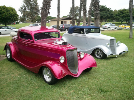 Two 1933 Fords