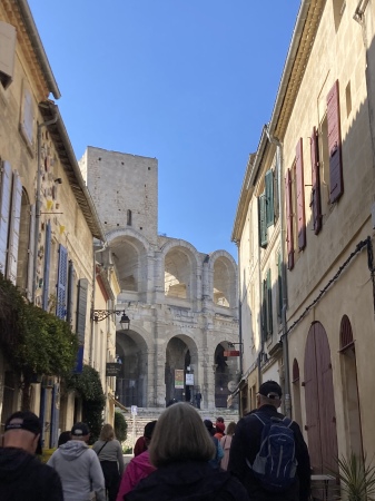 Coliseum in city of Arles France