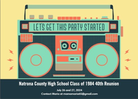 Natrona County High School Class of 1984 40th Reunion