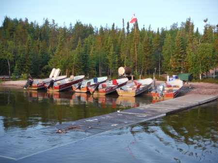 Fishing boats ready to go