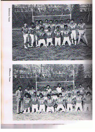 Western Sr High Football Team 1975