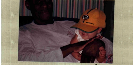 Olive,and Grandpa Jacques .Go Packers