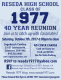 Reseda High School Class of  1977 40th Reunion  reunion event on Oct 7, 2017 image