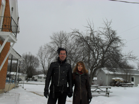 Mark and Natalia in winter 2013