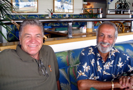 George & I having lunch in Dana Point