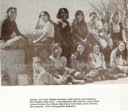 Sonia Malloni's album, Diamond Oaks Voc 1975 Class Pictures