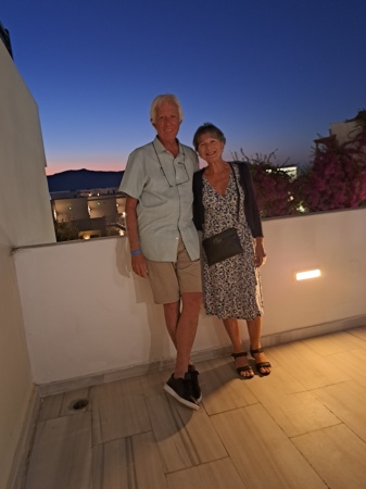 Glenn and Lysiane in Greece (Crete)