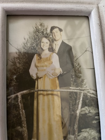 Steve and I Christmas dance 1970