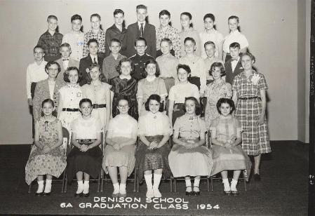DENISON SCHOOL 6TH GR CLASS 1958