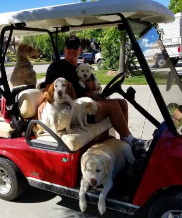 Our daily trip to the dog park.