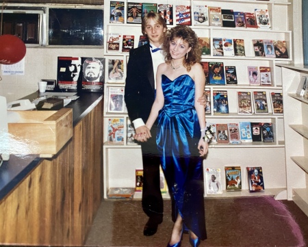 1988 Junior Prom with Brent McDonald 