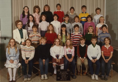 1982-1983 5th Grade - Mrs. Beattey