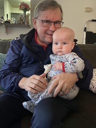 With Grandson in Cincinnati