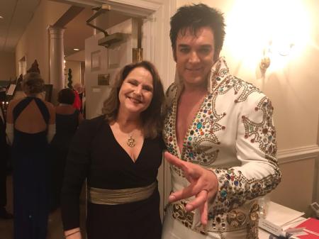 Kerri at Casanova Hunt Ball with Elvis