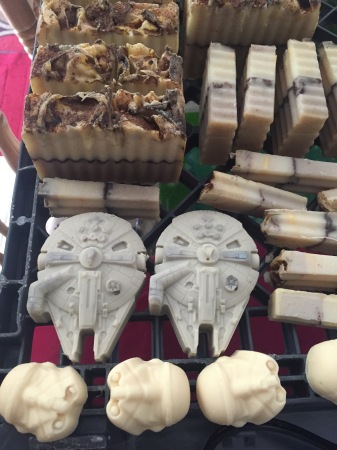 Sandalwood/Patchouli Soap & Star Wars Soap