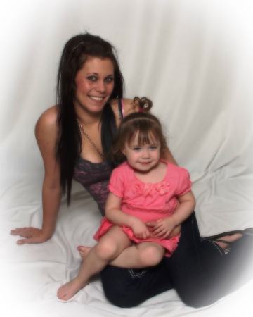 Daughter Megan & her baby Amber Feb 2012