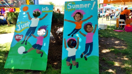 A's paintings for kids event Jump into Summer