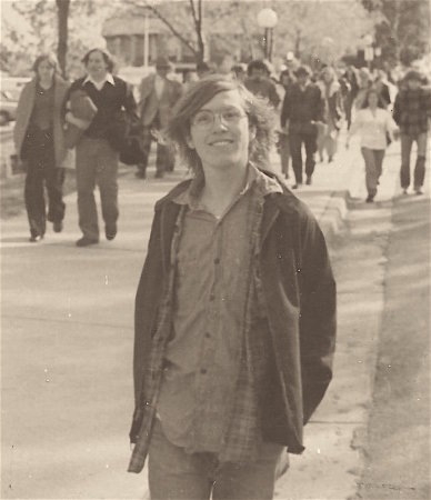 Attending a U of M football game 1973