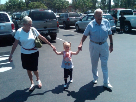 Granddaugther and Grandpa Hartig