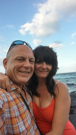 My wife and me on the N. Shore of Maui