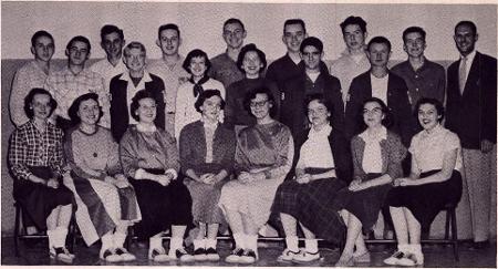 Jr Class picture of class of 1958