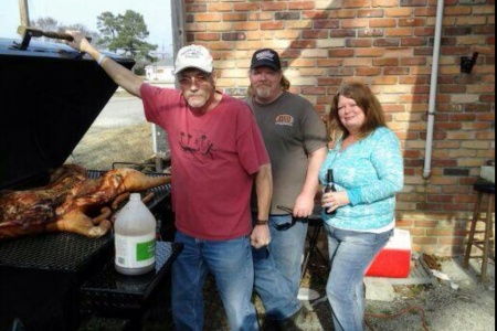 Pig picking N.C. Style