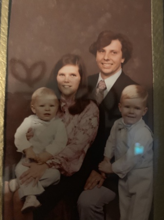 Me and wife Doris circa 1983 with our kids