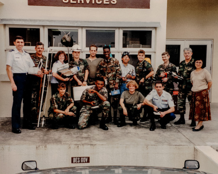 Kadena Air Base, Japan 1992 (2nd from right)