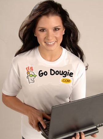 Danica in my T-shirt