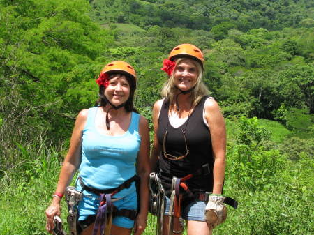 ziplining in Costa Rica!