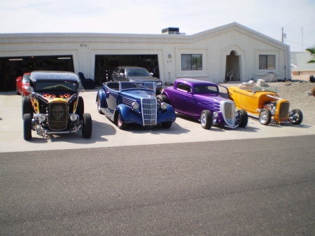 The four hot rods