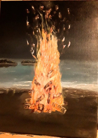 Fire on the shore (Feu Sur la Rive)